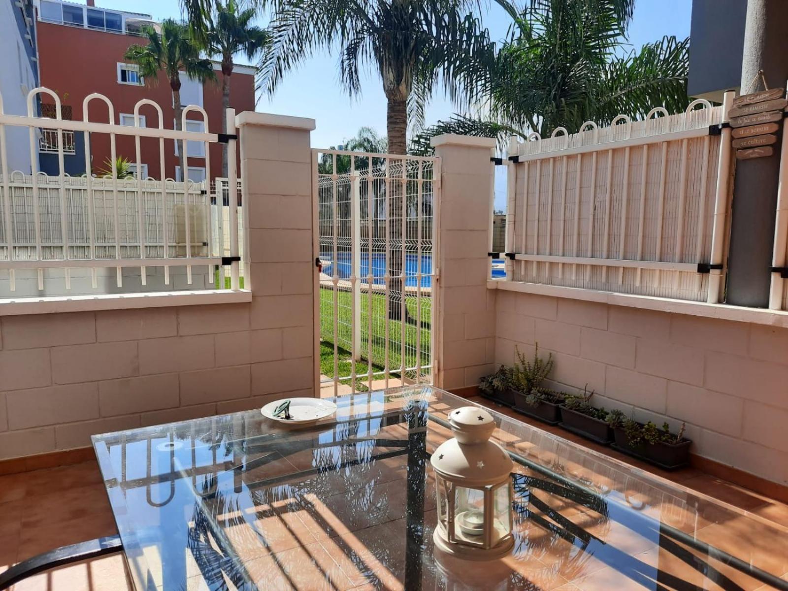Casa Gloria Con Gran Terraza Y Acceso Directo A Piscina Apartment เดเนีย ภายนอก รูปภาพ